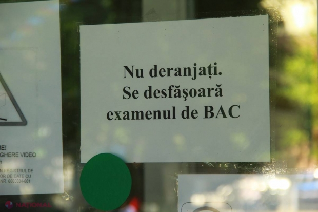 Candidații la Bacalaureat susțin examenul la limba de instruire 