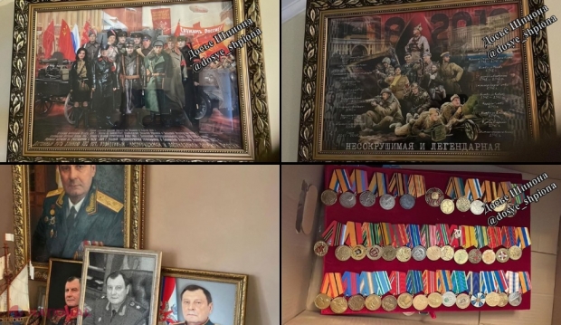 FOTO // Un general al lui Putin, suspect de probleme PSIHICE. Ce a fost găsit în casa sa după o percheziție