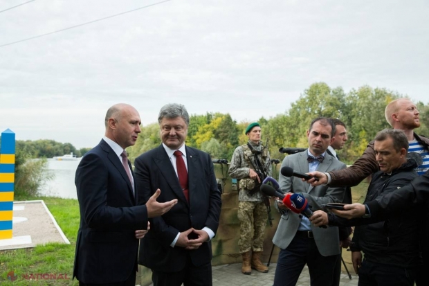Președintele Ucrainei, Petro Poroșenko, întâlnire la HOTAR cu premierul Pavel Filip: Chișinăul și Kievul construiesc un punct comun de trecere a frontierei cu sprijinul UE