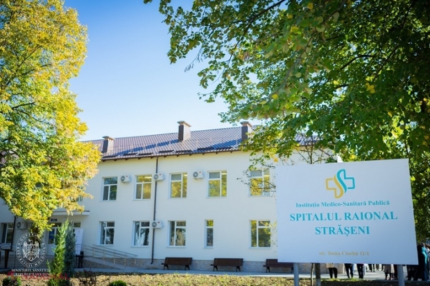 Secțiile de Pediatrie și Terapie ale Spitalului raional Strășeni, renovate capital: Investiții de 13,6 milioane de lei