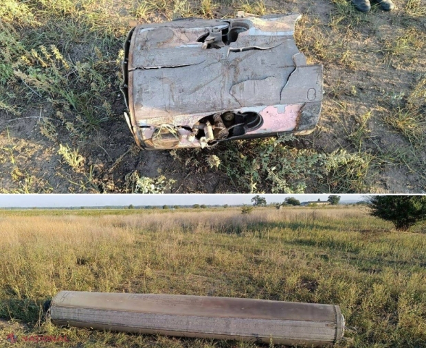 FOTO // Localnicii din Chițcani au descoperit noi fragmente dintr-o RACHETĂ de producție rusească S-300