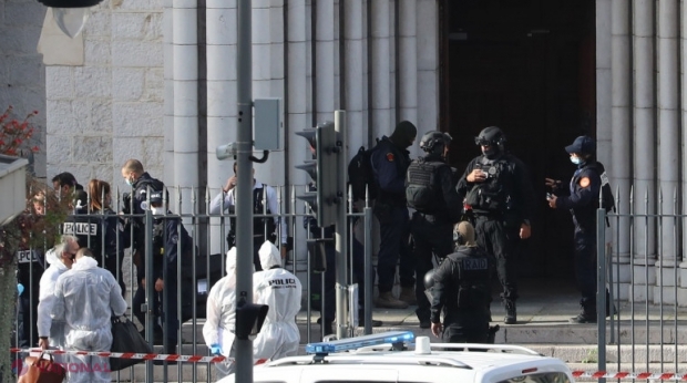 Atac TERORIST într-o catedrală din Franța, soldat cu trei morți. Una dintre victime a fost decapitată