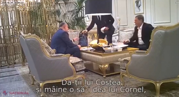 VIDEO // Noi IMAGINI cu PUNGA în care ar fi BANI pentru Dodon. „Despre Dodon, Plahotniuc și alte vietăți politice de la noi. Mi-am asumat o misiune complicată de a prezenta o secvență video cu trei mari corupți și penali”