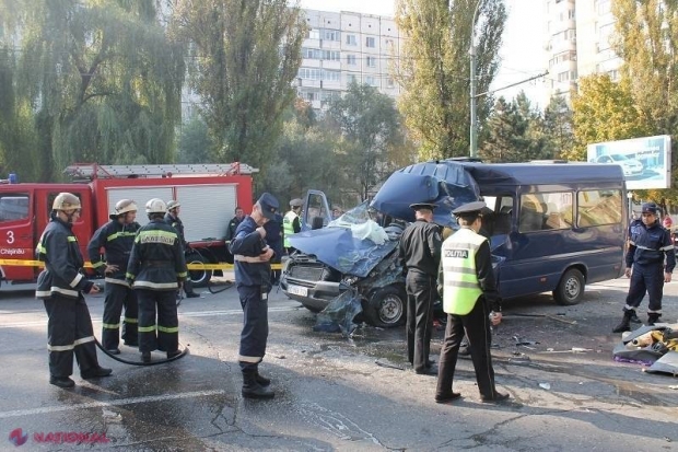 ÎNCHISOARE pentru șoferul unui micorbuz din Chișinău care a accidentat mortal TREI persoane