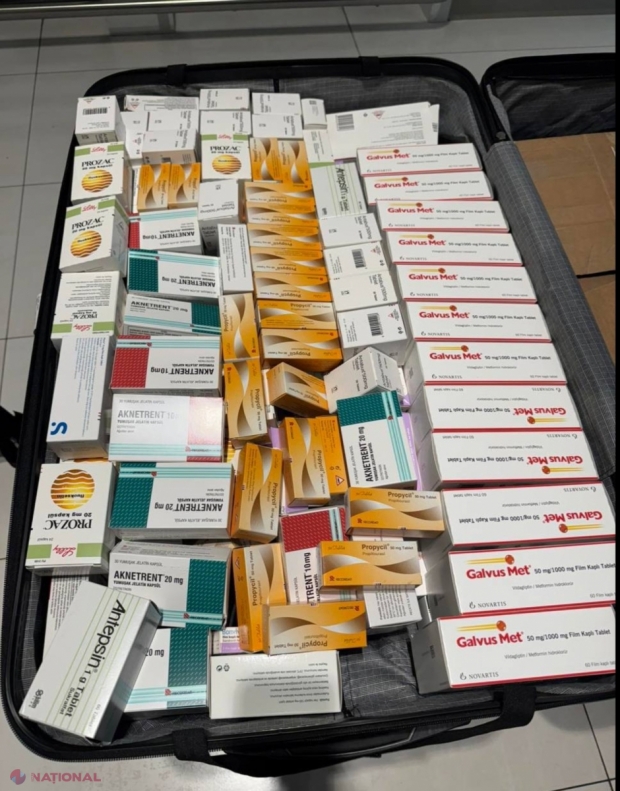 Un ucrainean a încercat să introducă ilegal în R. Moldova un lot de medicamente