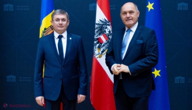 Igor Grosu, la Viena: „Mizăm pe votul prietenilor austrieci la Consiliul European din decembrie”