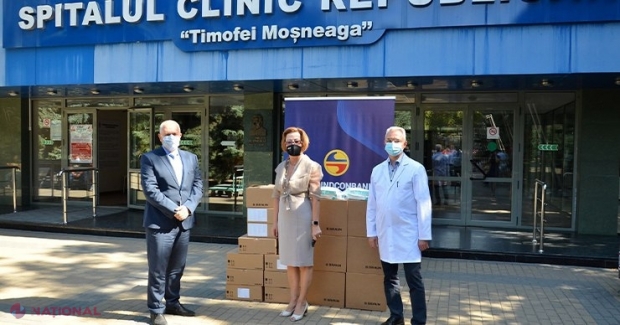 FOTO // Moldindconbank continuă să susțină Spitalul Clinic Republican pentru tratamentul bolnavilor de COVID-19 în stare gravă