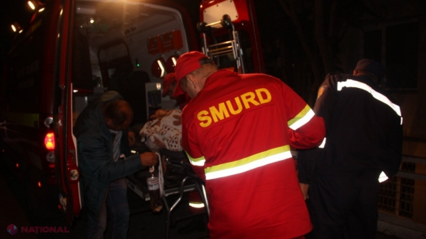 Un pacient de la Orhei, transportat de un echipaj SMURD la București: Maladie gravă