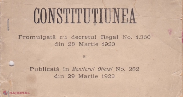 CENTENAR // Constituția României ÎNTREGITE, la care au contribuit și reprezentanții Basarabiei, împlinește 100 de ani: „Constituția a marcat o etapă majoră în procesul de integrare a provinciilor reunite cu Țara-mamă România la 1918”
