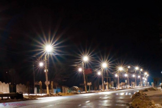 FOTO // Grație majorării bugetului, la Orhei a fost implementat proiectul de iluminare a trotuarelor