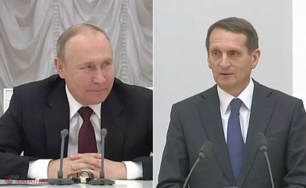 VIDEO // Dialog HALUCINANT între Putin și șeful SPIONAJULUI din Rusia. Ultimul a RECUNOSCUT că regiunile Donețk și Lugansk va intra în componența Federației Ruse