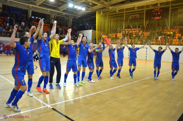 VIDEO // Calificare ISTORICĂ pentru naționala de futsal a R. Moldova. „Tricolorii” au acces în următoarea etapă a preliminariilor Campionatului Mondial 2020