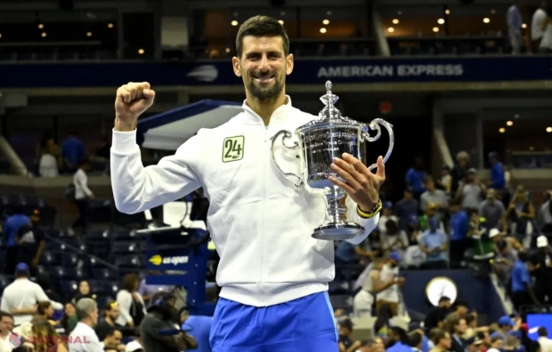 VIDEO // Novak Djokovic scrie ISTORIE și la 36 de ani - a cucerit US Open 2023 și a ajuns la 24 de titluri de Grand Slam: „Am trecut prin război, dar m-am ridicat!”
