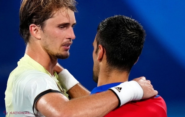 Ce i-a spus Zverev lui Djokovic la fileu, după ce i-a „furat” șansa de a realiza Golden Slam-ul