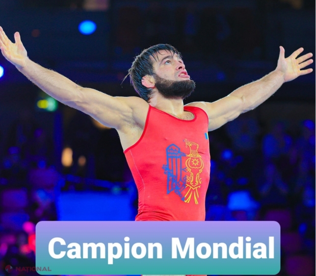 FOTO // Victor Ciobanu, CAMPION MONDIAL la Oslo. Sportivul nostru l-a SPULBERAT în finală pe adversarul său și a izbucnit în plâns