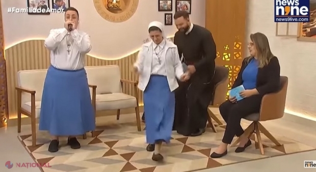 VIDEO // Beatboxing-ul unor călugăriţe de la o televiziune catolică a devenit virală pe internet