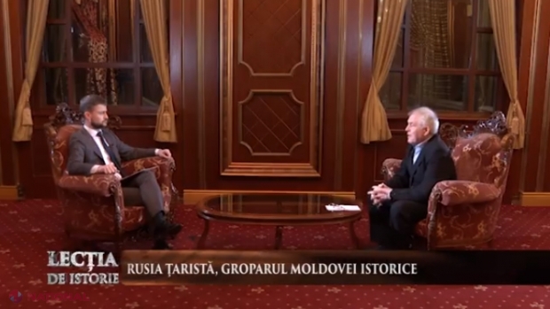 VIDEO // LECȚIA de ISTORIE: „Rusia țaristă este GROPARUL Moldovei istorice. Timp de 106 ani, în Basarabia românească nu a fost deschisă nicio școală primară în limba română” 