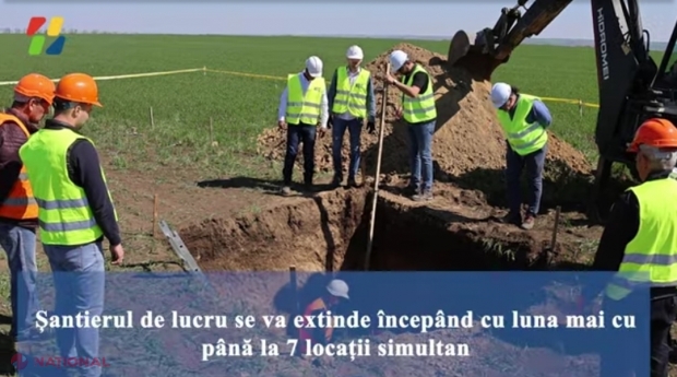 VIDEO // Lucrările la Linia Electrică Aerienă de 400 kV pe direcția Vulcănești – Chișinău, care va asigura SECURITATEA energetică a R. Moldova, sunt în plină desfășurare. La Congaz urmează să fie instalați primii piloni