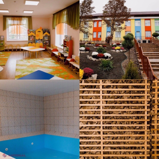 FOTO // Cum arată prima grădiniță cu BAZIN și cameră SALINĂ din R. Moldova. Aceasta a fost inaugurată la Orhei