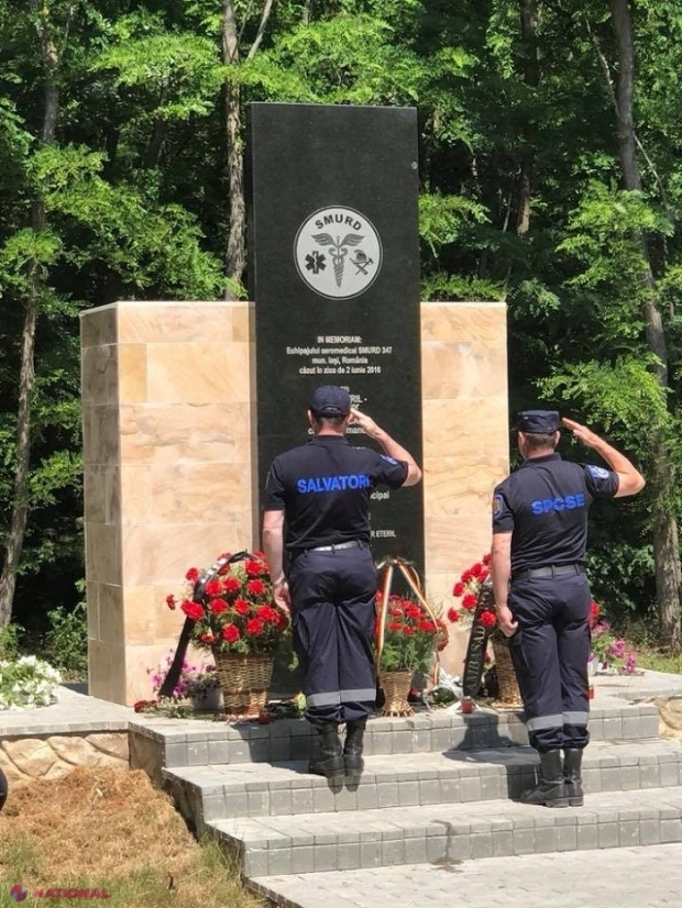 Membrii echipajului SMURD care şi-au pierdut viaţa, acum patru ani, în timpul unei misiuni de salvare în R. Moldova, desemnaţi post-mortem Cetăţeni de Onoare ai Iașiului