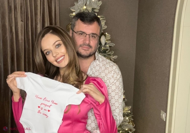 FOTO // Fosta Miss Bikini Moldova, Anastasia Fotachi, a devenit MAMĂ. Milionarul Gabriel Stati, soțul prezentatoarei TV, a postat PRIMA fotografie alături de MOȘTENITORUL averii sale