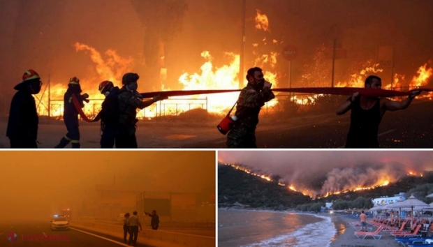 TRAGEDIE de proporții în Grecia: INCENDII devastatoare în apropierea Atenei. Zeci de MORȚI și sute de RĂNIȚI, iar cetățeni ai R. Moldova cu acte ARSE 