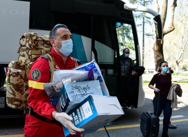 Personalul medical român care s-a aflat în misiune umanitară în Italia, omagiat de Ministerul de Externe al Franței de Ziua Europei