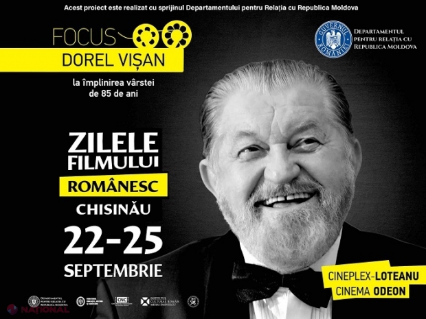 PROGRAM // Cea de-a OPTA ediţie a Zilelor Filmului Românesc începe joi, 22 septembrie, la Chişinău: Șapte dintre cele mai IMPORTANTE filme românești din ultimul an, proiecție gratuită la Cineplex-Loteanu 