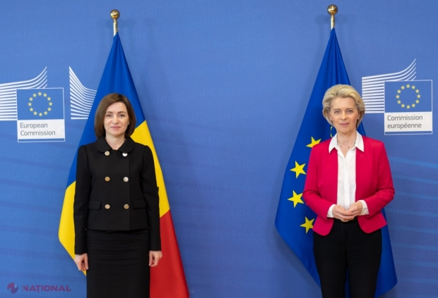 Maia Sandu i-a solicitat Ursulei von der Leyen ABOLIREA cotelor de export pentru produsele moldovenești și transferarea, în regim de URGENȚĂ, a primei tranșe din ajutorul bugetar
