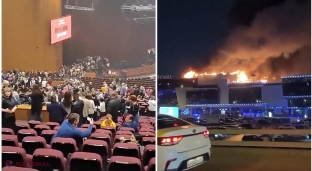 ACTUALIZARE, VIDEO // Atac armat la Moscova: Cel puțin 14 morți și zeci de răniți la un concert. Imagini cu o explozie puternică 