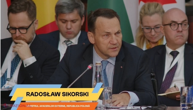 Ministrul polonez de Externe, Radosław Sikorski, la Chișinău: „Trebuie să susținem R. Moldova să-și finalizeze procesul de aderare la UE și să ne asigurăm că devine un stat prosper și sigur”