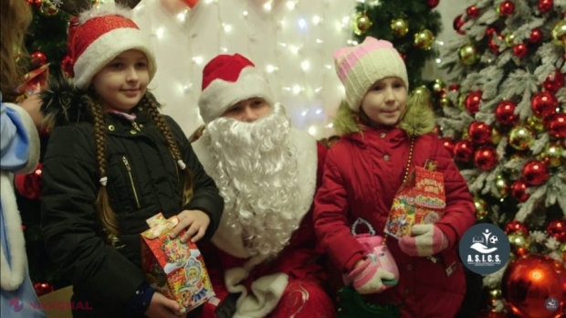 VIDEO // Asociația A.S.I.C.S., Moș Crăciun pentru cel puțin 9 000 de copii din Chișinău. Darurile vor fi oferite picilor care vor vizita Târgul de Crăciun din PMAN