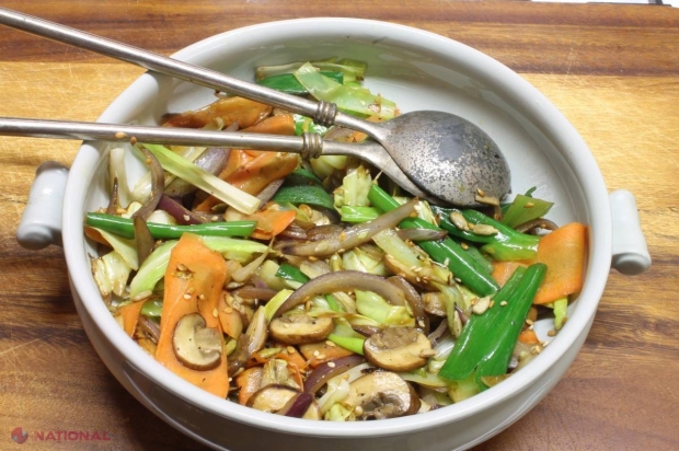 Rețeta Tamarei Șchiopu // Legume călite „stir-fry”