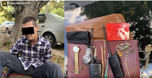 VIDEO // Cu mașină de lux, la FURAT prin apartamentele din Chișinău: „Vânau” locuințele câteva zile până dădeau lovitura