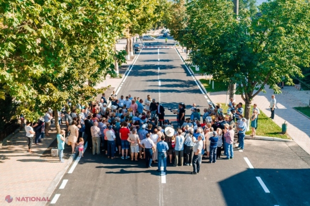 FOTO // Strada centrală din Orhei se află în plină modernizare. Prima porțiune a fost dată în EXPLOATARE
