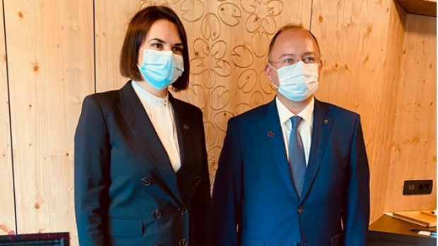 Ministrul de Externe al României s-a întâlnit cu Svetlana Tihanovskaia, la solicitarea opozantei din Belarus