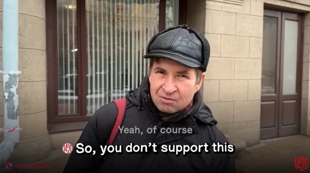VIDEO // Bielorușii NU susțin agresiunea Kremlinului împotriva Ucrainei: „Nu suntem Rusia”