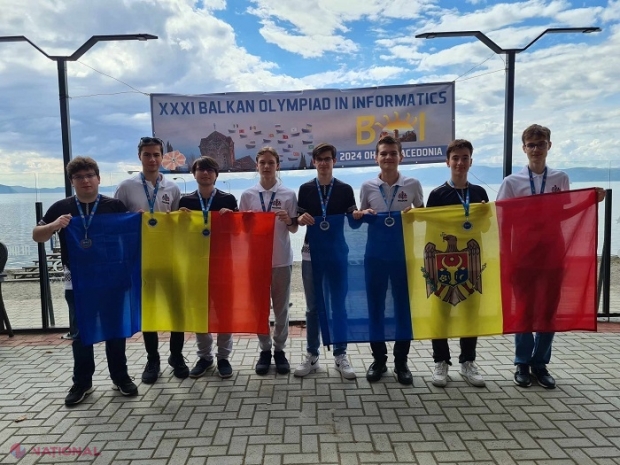 Argint și bronz pentru R. Moldova, la Olimpiada Balcanică de Informatică: Medaliile, obținute de elevii Liceului „Orizont”