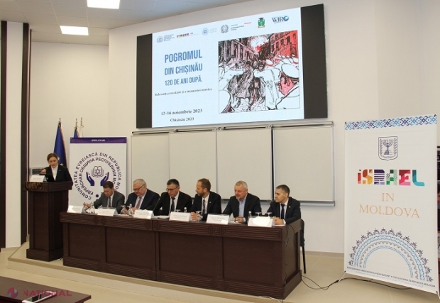 Victimele pogromului de acum 120 de ani din Chișinău, comemorate la USM: „Pentru ca asemenea orori să nu se mai repete, suntem datori să ne amintim de ele și să vorbim generațiilor de azi și de mâine despre pericolul lor”