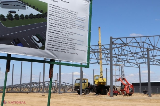 FOTO // O nouă hală de producere, care va găzdui mai mulți agenți economici, construită la Cimișlia​: Investiții de peste 13,5 milioane de lei