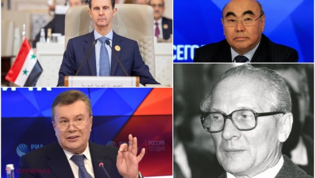 Rusia, țara în care se retrag dictatorii. Liderii pe care Moscova i-a primit cu brațele deschise când au pierdut puterea