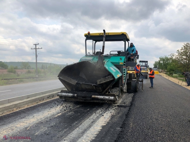 FOTO // Drumul NAȚIONAL Chișinău – Ungheni - Sculeni ar fi gata în proporție de 60%, iar compania de construcție plătește PENALIZĂRI pentru fiecare zi de întârziere. Când urmează să fie finalizate lucrările