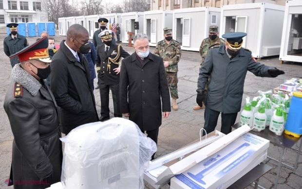 VIDEO // SUA dotează Armata Națională a R. Moldova: Echipament medical și logistic mobil în sumă de 250 de mii de dolari