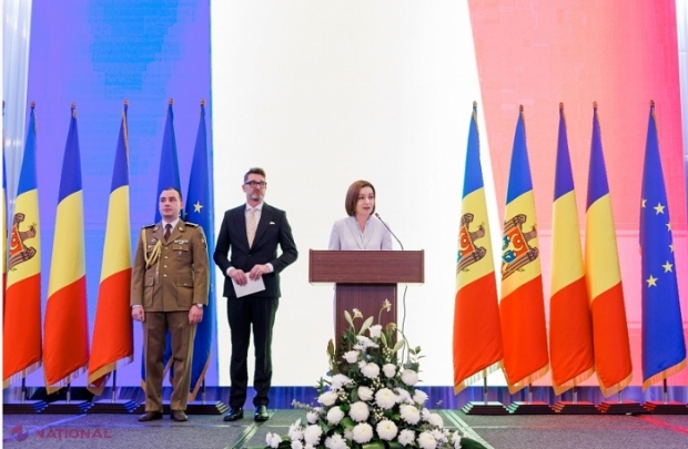 Maia Sandu, la recepția organizată la Chișinău, dedicată Zilei Naționale a României: „R. Moldova are nevoie de o Românie puternică. Nu mai vrem să fim separați”