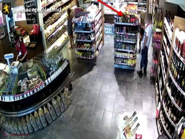 RUȘINOS // Un bărbat din Chișinău a luat timp de o lună produse dintr-un magazin FĂRĂ să plătească: Cum a fost prins
