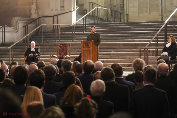 VIDEO // Zelenski, discurs ISTORIC în Westminster Hall: „Când am stat în fotoliul lui Churchill am simțit cum curajul te poartă prin cele mai inimaginabile greutăți. Rusia va pierde și VICTORIA noastră va schimba lumea”