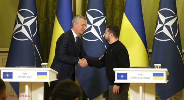 Secretarul general al NATO, la Kiev, alături de Zelenski: Locul de drept al Ucrainei este în familia euro-atlantică și în NATO