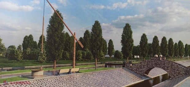 Clopotnița și fântâna de origine germană din centrul orașului Ștefan Vodă, renovate: Proiect de aproape 10 milioane de lei, finanțat din FNDRL
