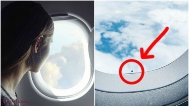Toate geamurile de avion au câte o gaură mică. Rolul incredibil!