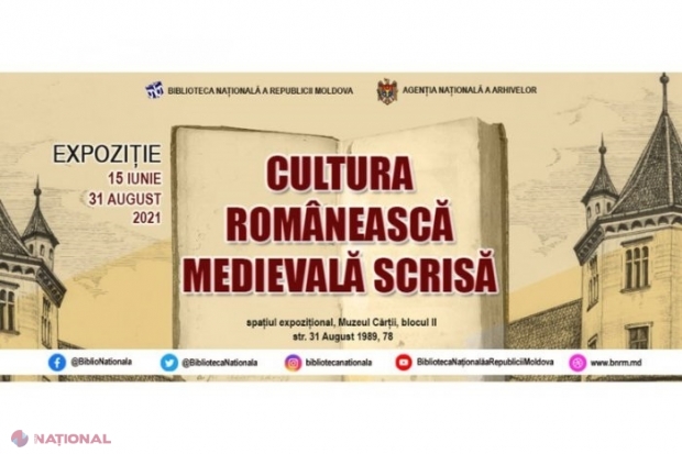 O expoziție dedicată culturii medievale românești scrise a fost inaugurată la Biblioteca Națională